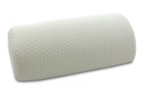 Pillow ideal for the well-being of the lumbar spine, neck and legs.